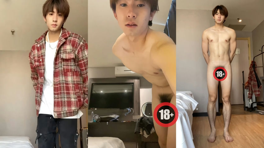 Hot boy Chinese show cum