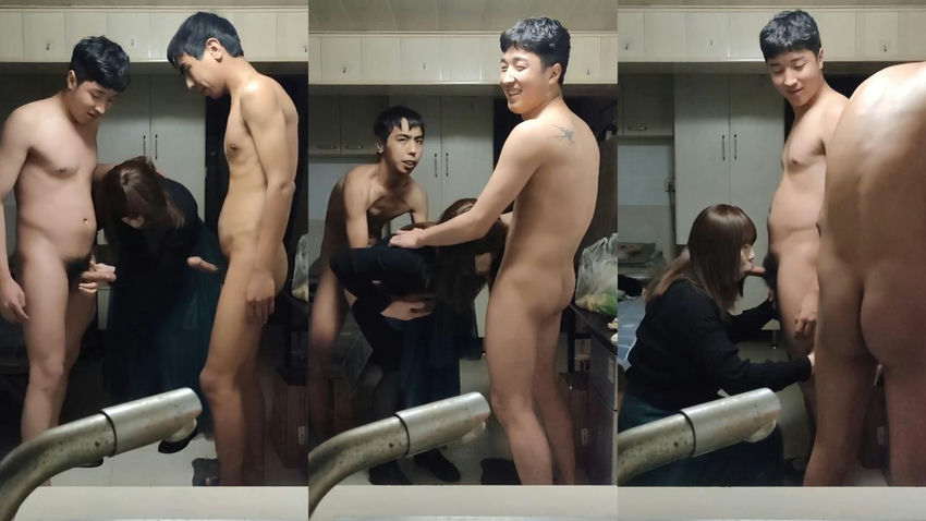 Chinese uncle disguised as woman lured two young men to his home to suck his cock